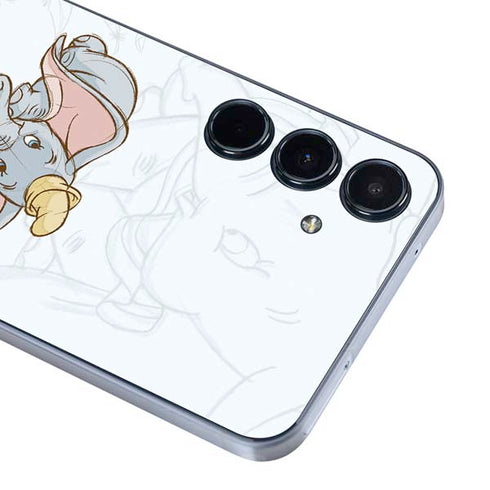 Disney Dumbo Classic sketched portrait Galaxy A35 5G Skin